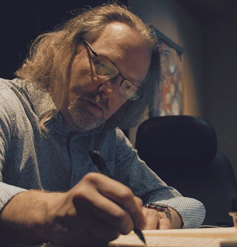 Gary Writing at Wizard Academy